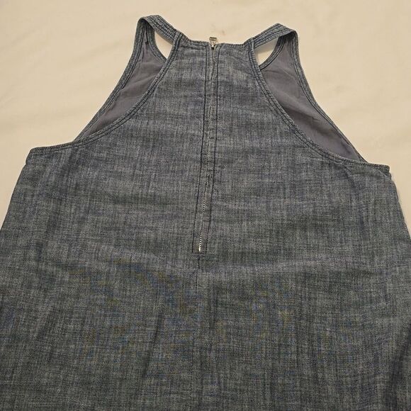 Gap Denim A-Line chambray dress size 0 - Picture 6 of 9